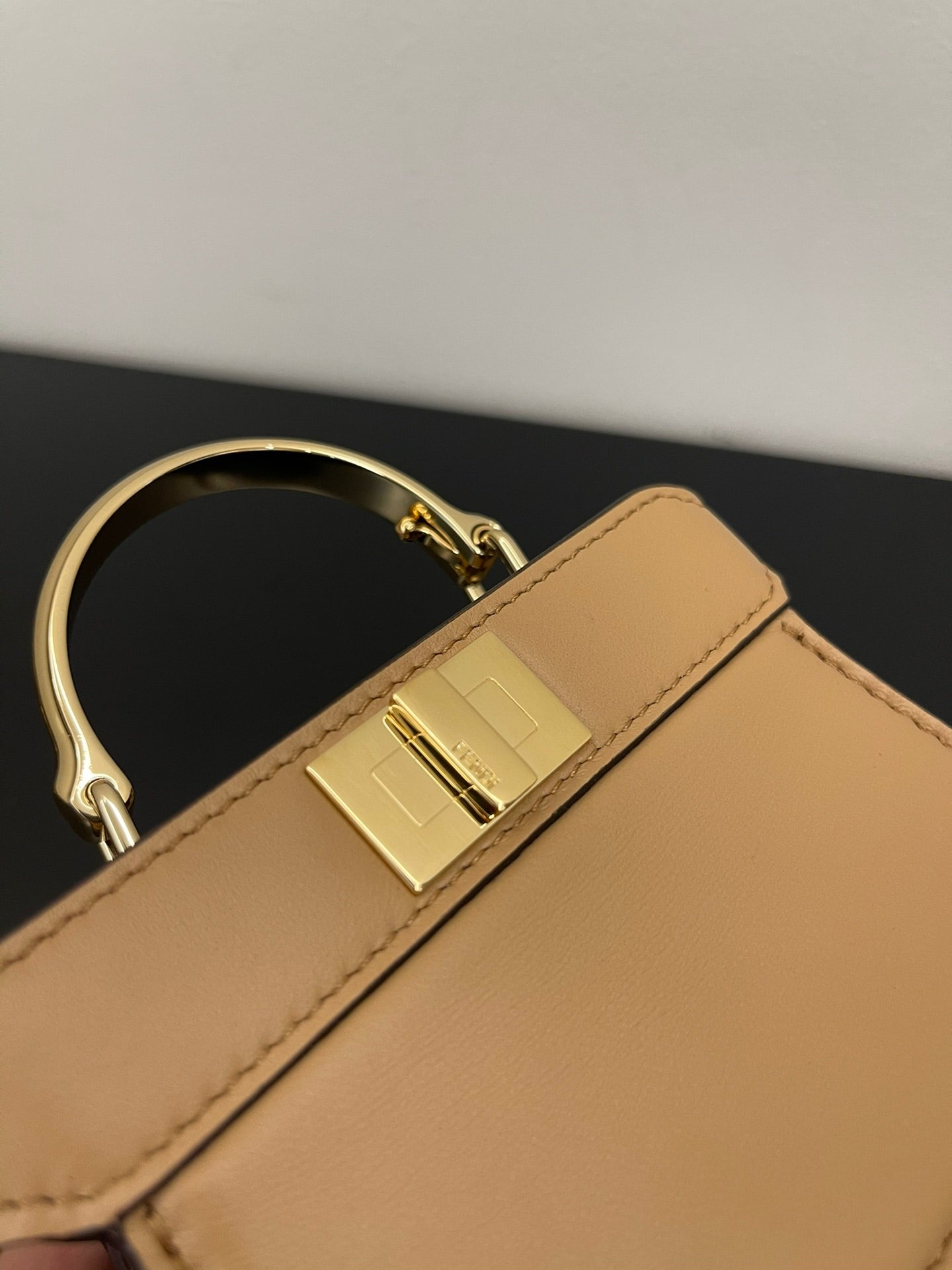 FI GlamI ISeeU Petite Brown Micro Bag For Woman 11cm/4.5in