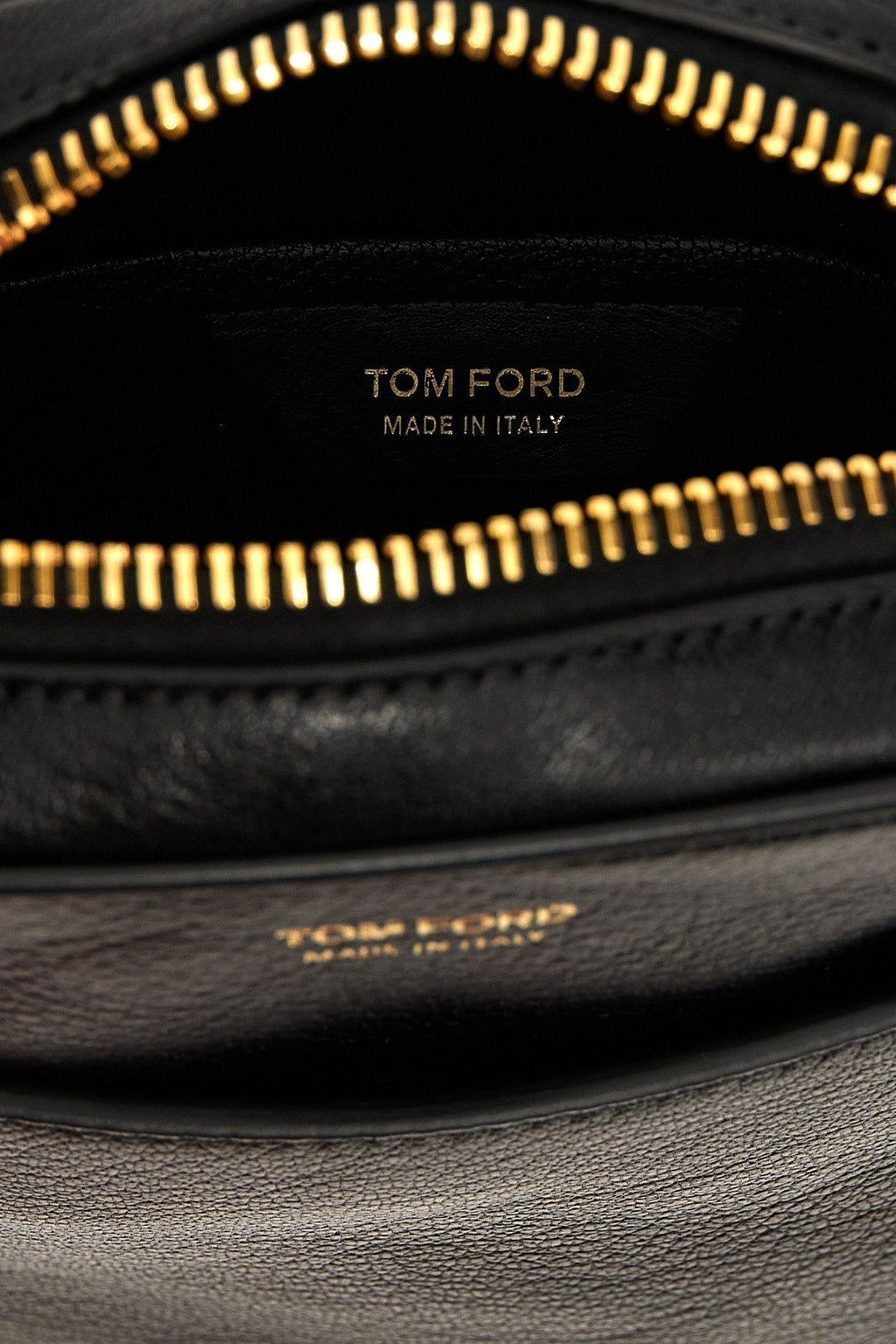 Tom Ford Men Logo Leather Shoulder Strap