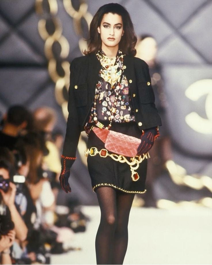 Sac sacoche Chanel 1990