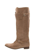 HermÃƒÆ’Ã‚Â¨s JUMPING SUEDE Beige Riding Boots SZ 38.5