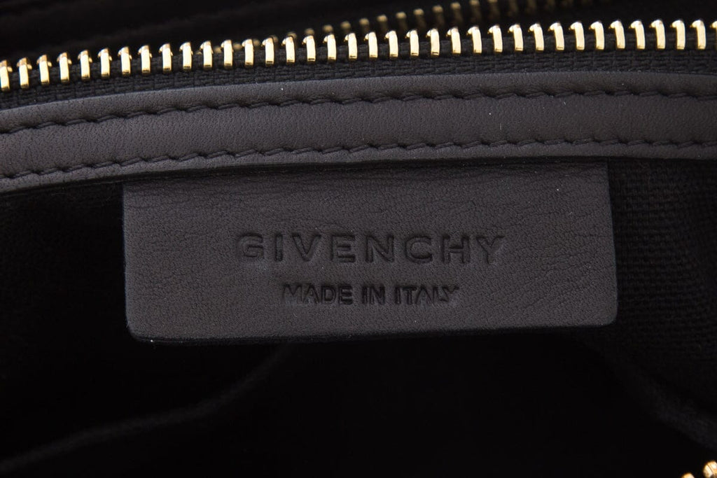 Givenchy "Pandora"  Medium Black Tumbled Leather Cross-Body