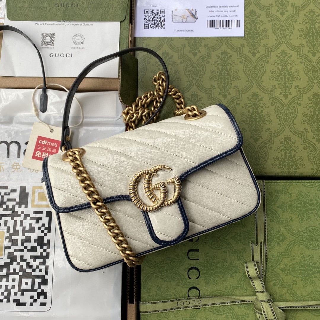 Glami Marmont MatelassÃƒÂ© Mini Bag  White For Women 9in/22cm Glami