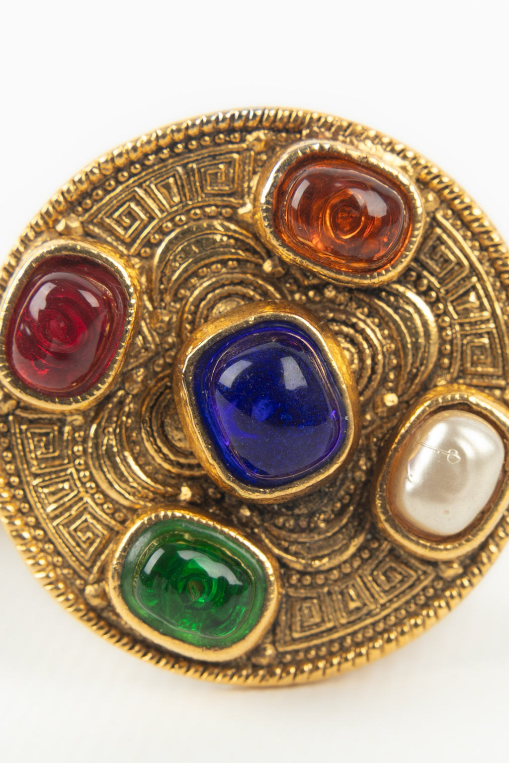 Boucles d'oreilles byzantines Chanel 1984