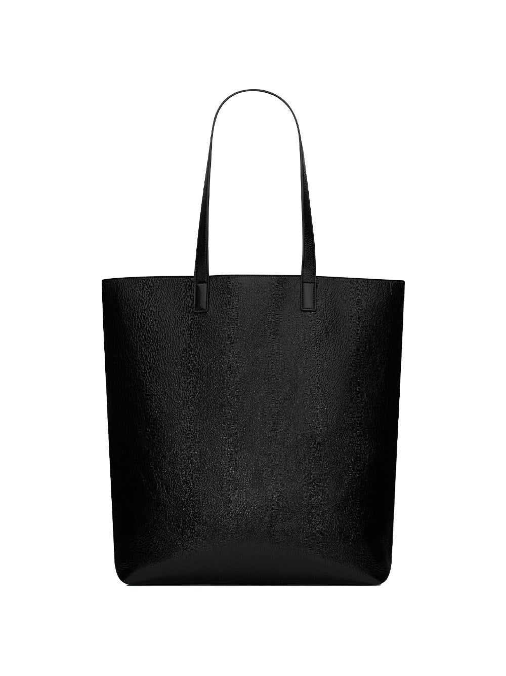 Saint Laurent Men Bold Shopping Bag In Crinkled Leather