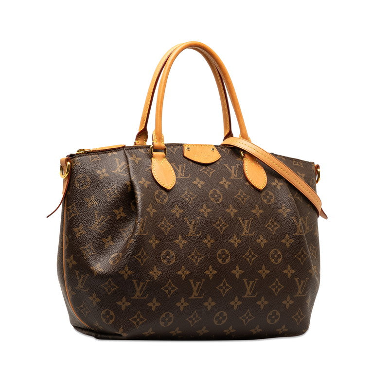 Louis Vuitton Monogram Thuren MM Handbag 2WAY M48814 Brown PVC Leather  Louis Vuitton