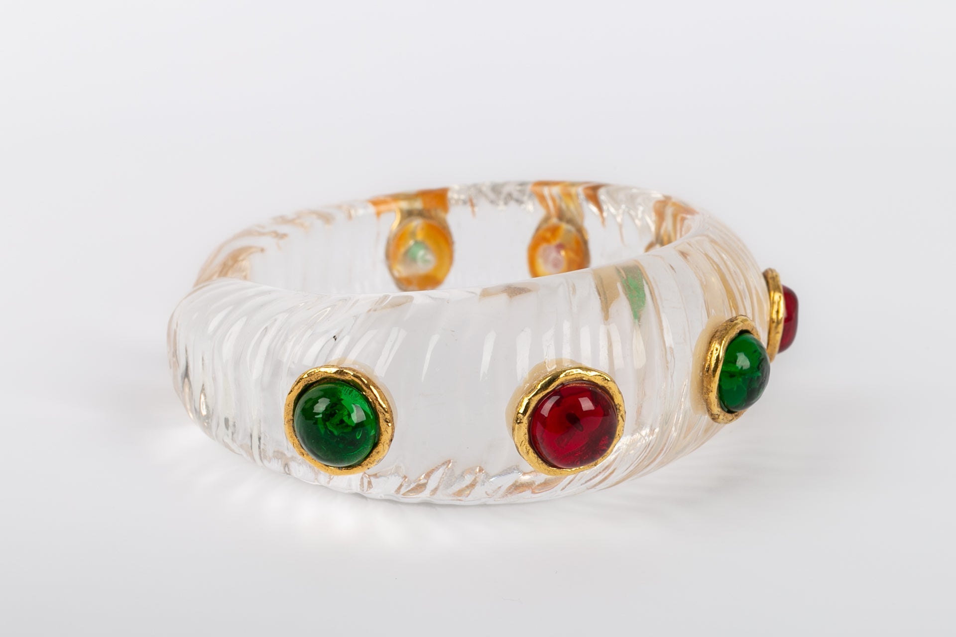 Bracelet en lucite Chanel
