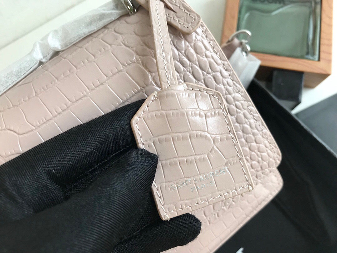 GLAMI Sunset MeGLAMIum Chain Bag Light Pink For Women 8.6in/22cm YSL 442906DND0N1202