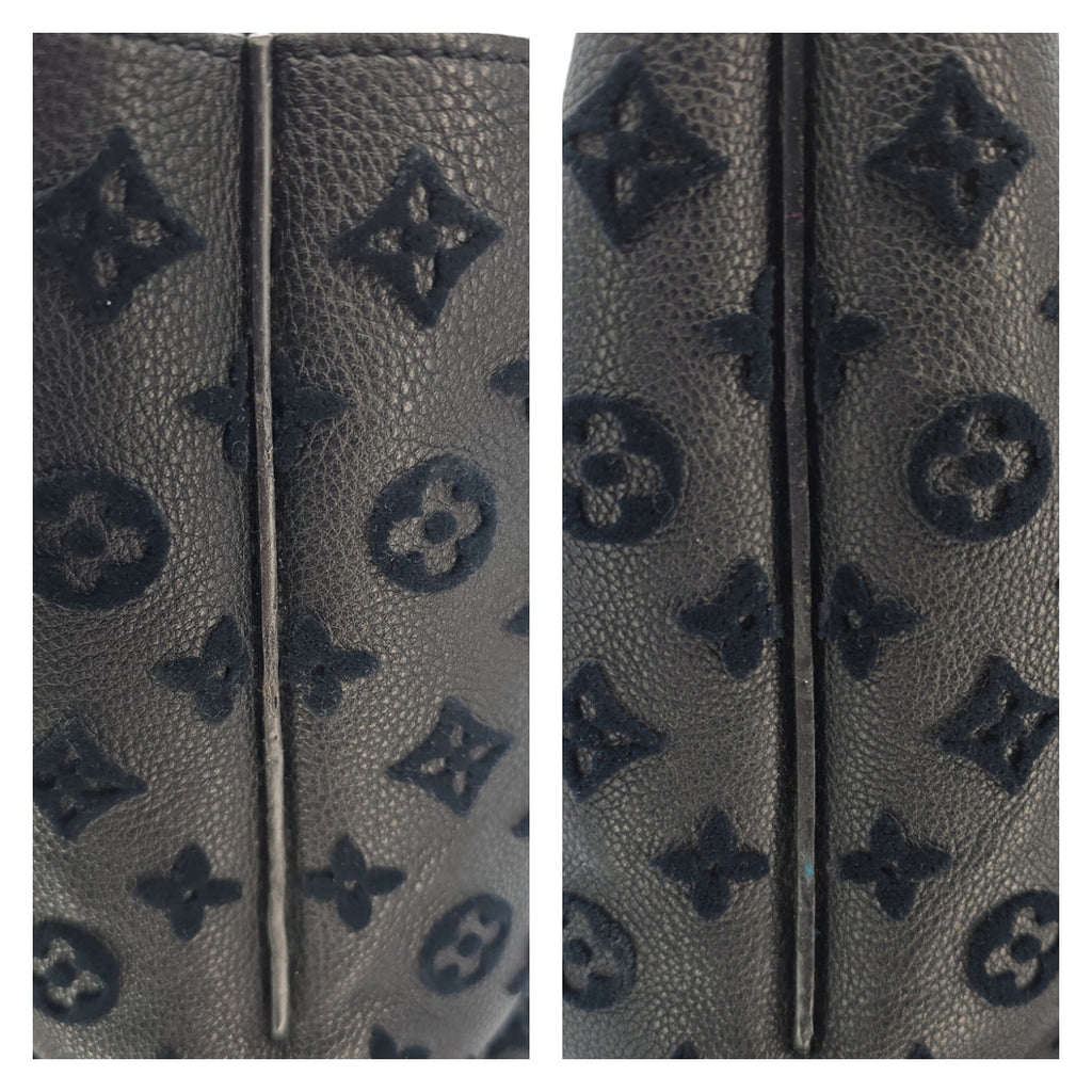 Louis Vuitton Black Veau Cachemire Calfskin W Tote