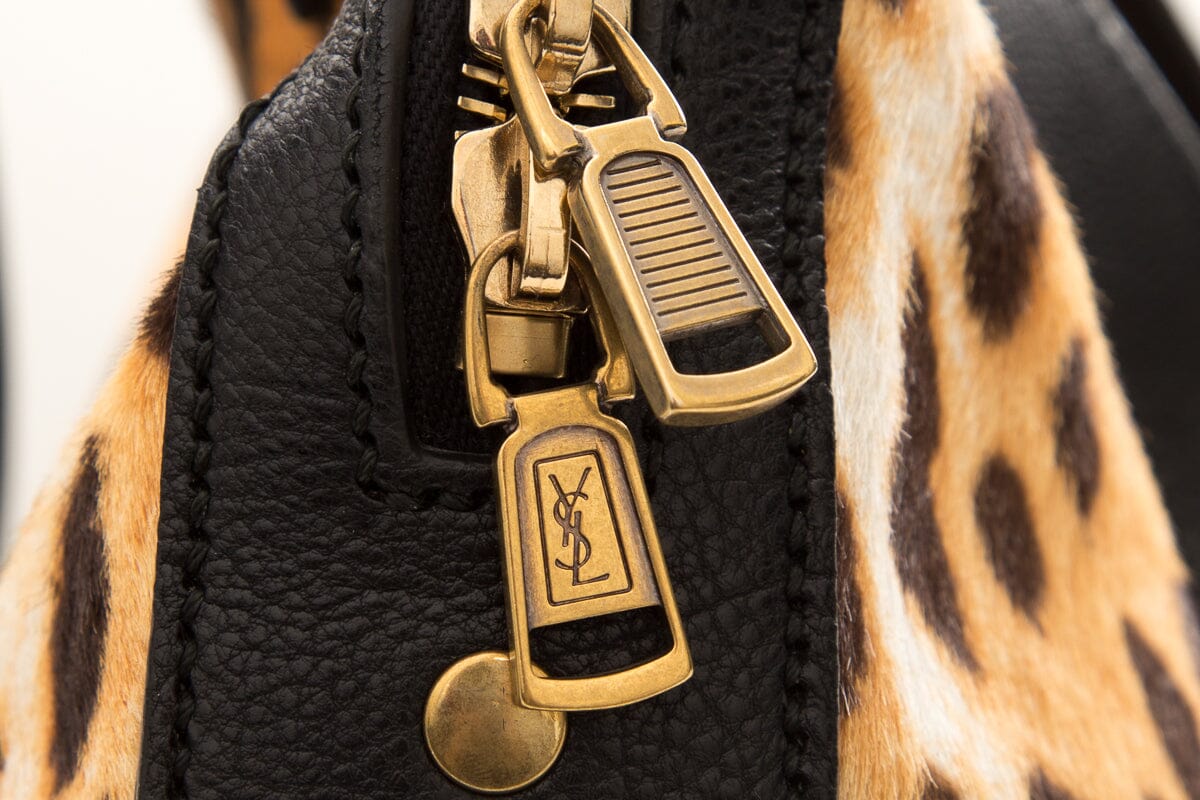 Yves Saint Laurent Cheetah Handle Bag