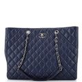 CHANEL Classic CC Shopping Tote Quilted Calfskin Large