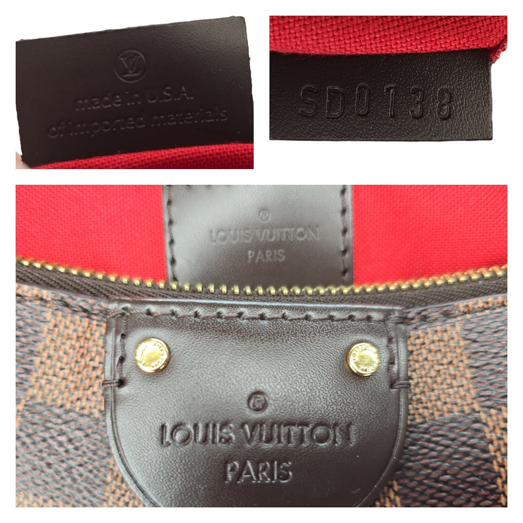 Louis Vuitton Damier Ebene Canvas Siena PM Satchel