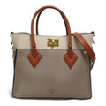Louis Vuitton on  Side MM Shoulder Bag Leather Bag  Beige M53825