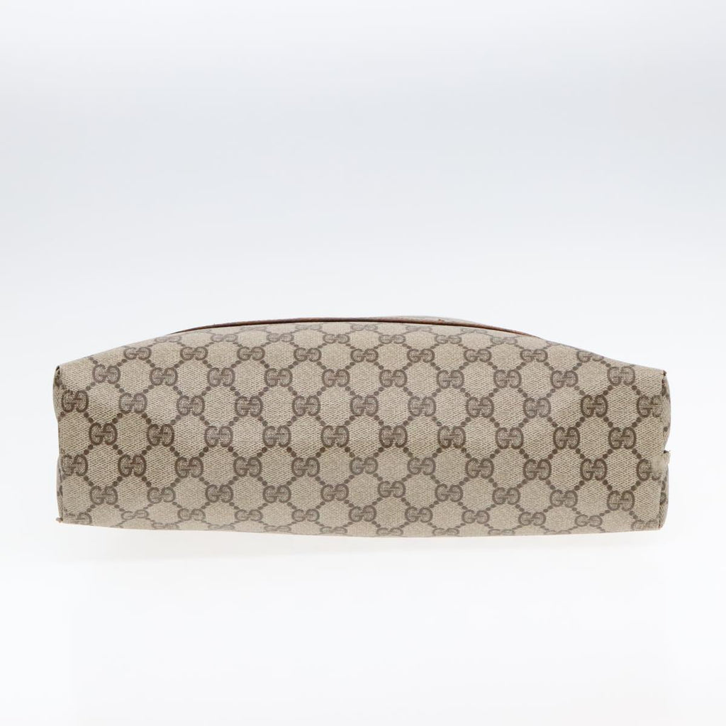 GUCCI GG Supreme Web Sherry Line Tote Bag PVC Beige 16 002 4487 90167