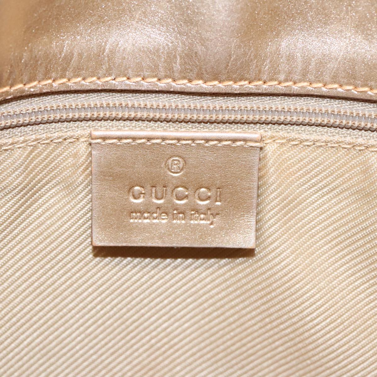 GUCCI GG Canvas Tote Bag Light Blue Gold 002 1099 90172