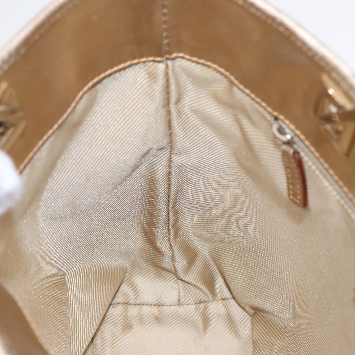 GUCCI GG Canvas Tote Bag Light Blue Gold 002 1099 90172