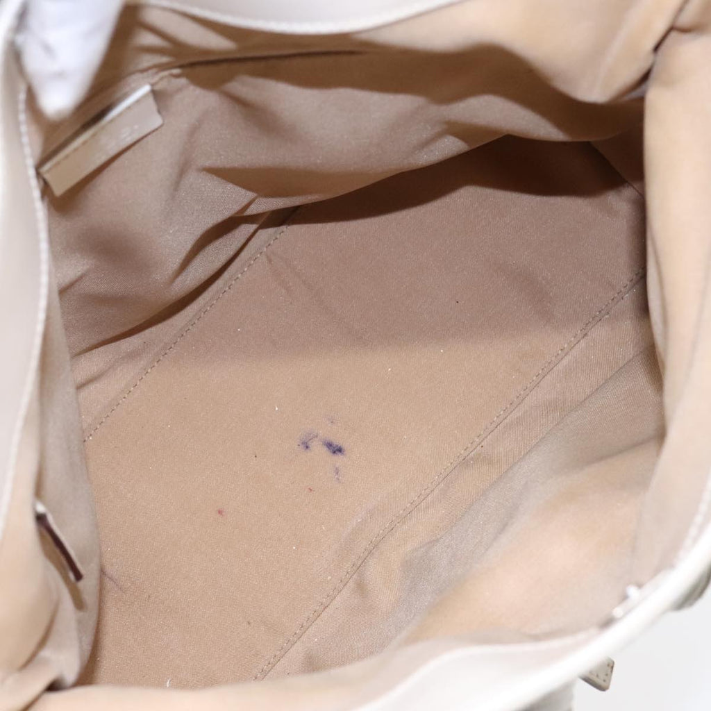 GUCCI GG Canvas Tote Bag Silver White 002 1076 2684 90174