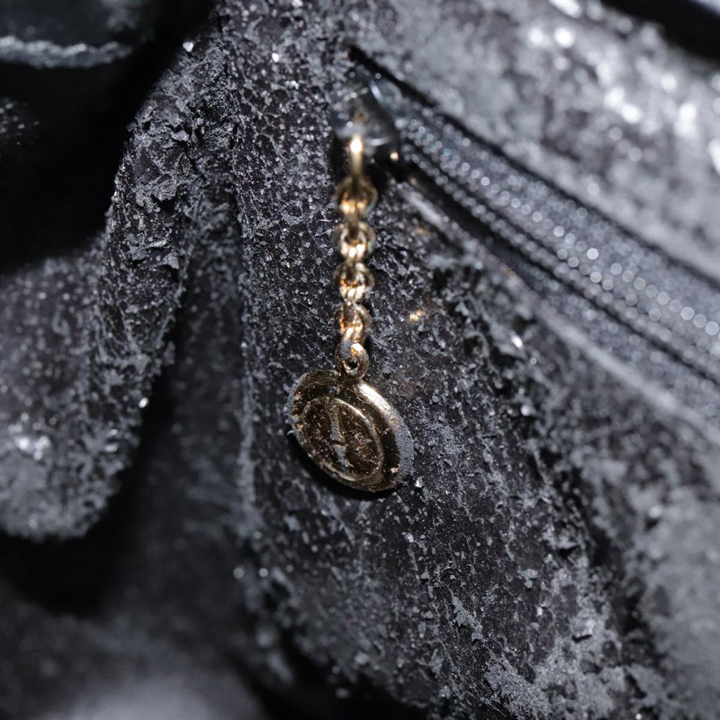 GUCCI Bamboo Shoulder Bag 2way Black Gold 000 122 0316 90183