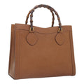 GUCCI Bamboo Hand Bag Leather Brown Gold 002 0260 2615 90191