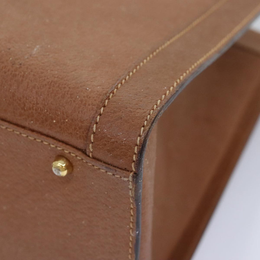 GUCCI Bamboo Hand Bag Leather Brown Gold 002 0260 2615 90191