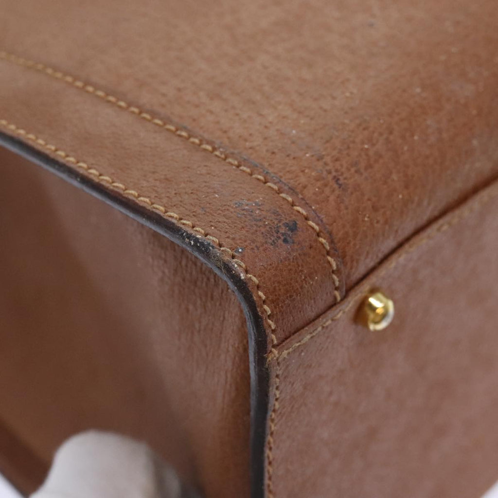 GUCCI Bamboo Hand Bag Leather Brown Gold 002 0260 2615 90191