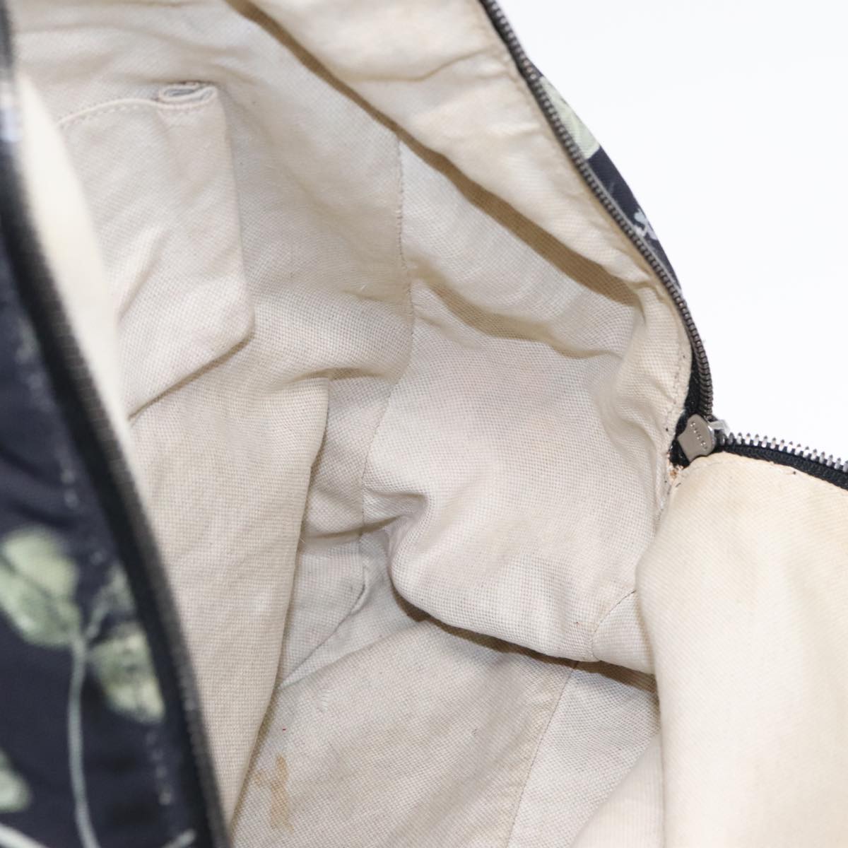 GUCCI Flora Backpack Canvas Black Silver 353476 90194