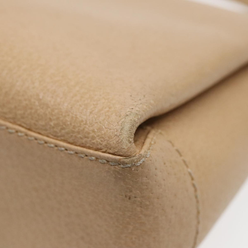 GUCCI Bamboo Hand Bag Leather 2way Beige Gold 000 33 0240 90195