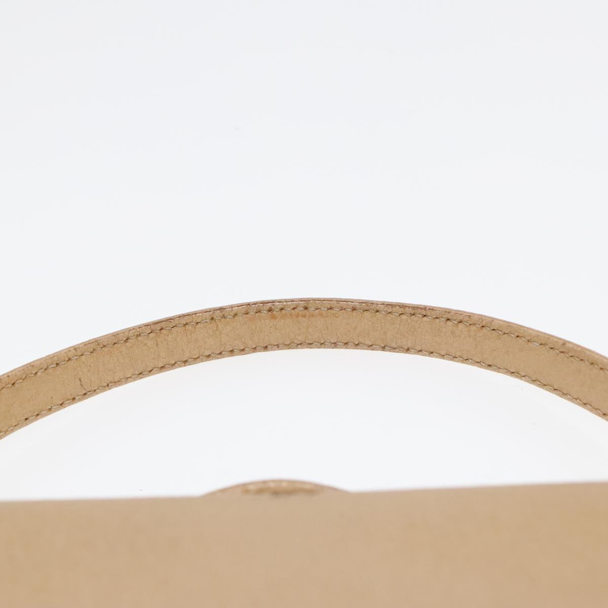 GUCCI Bamboo Hand Bag Leather 2way Beige Gold 000 33 0240 90195