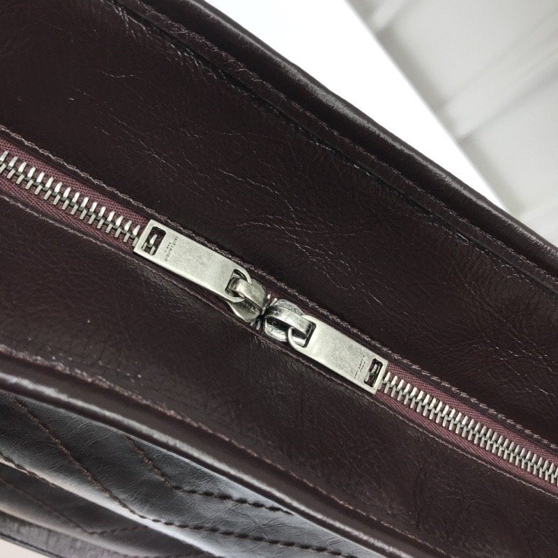 GLAMI Niki Shopping Bag Burgundy For Women 13.8in/35cm YSLÃ‚Â 