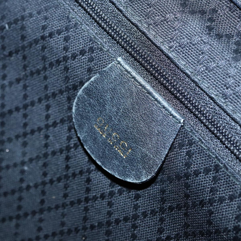 GUCCI Bamboo Backpack Leather Black Gold 003 1998 0016 90321