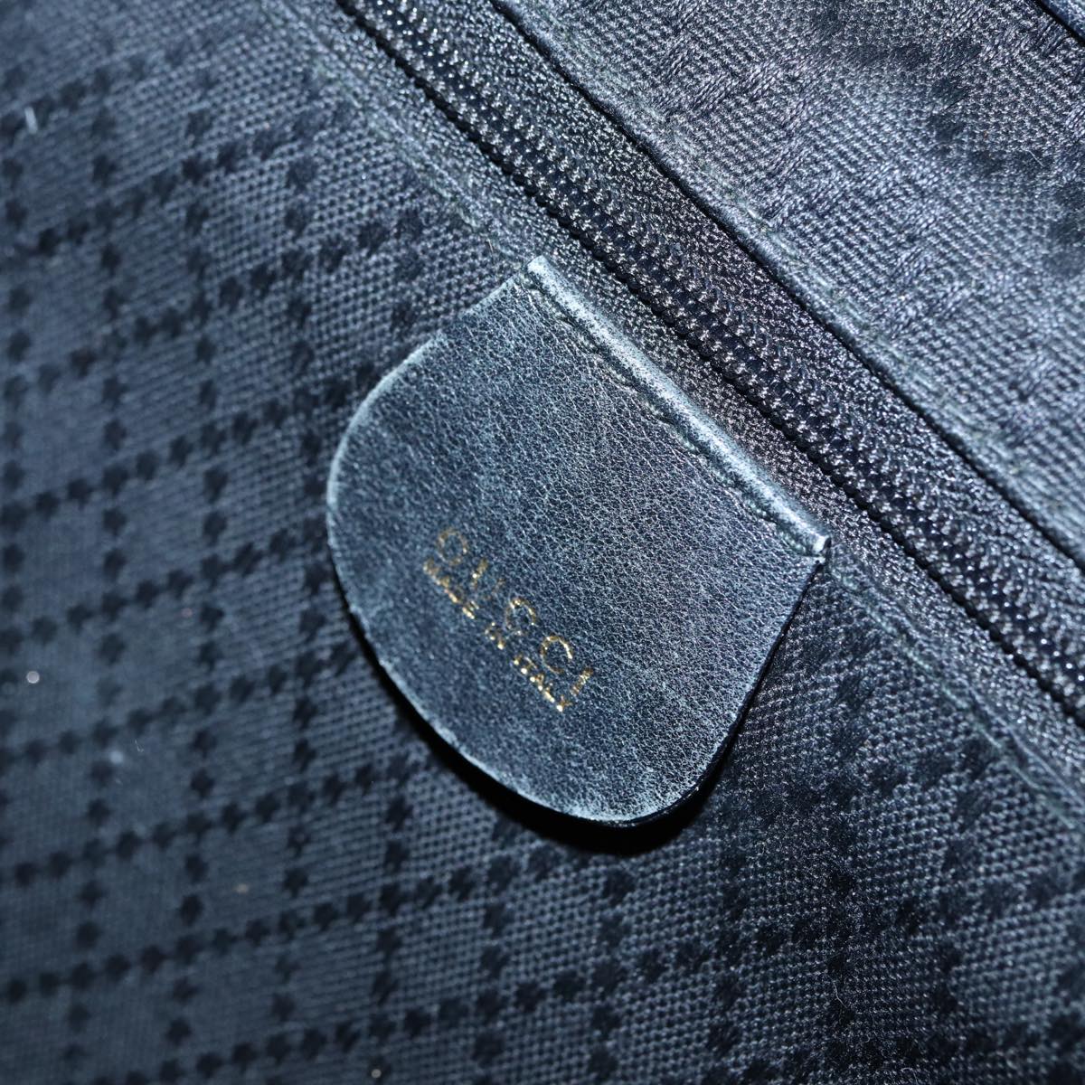GUCCI Bamboo Backpack Leather Black Gold 003 1998 0016 90321
