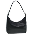 GUCCI Shoulder Bag Leather Black Silver 001 3812 90353