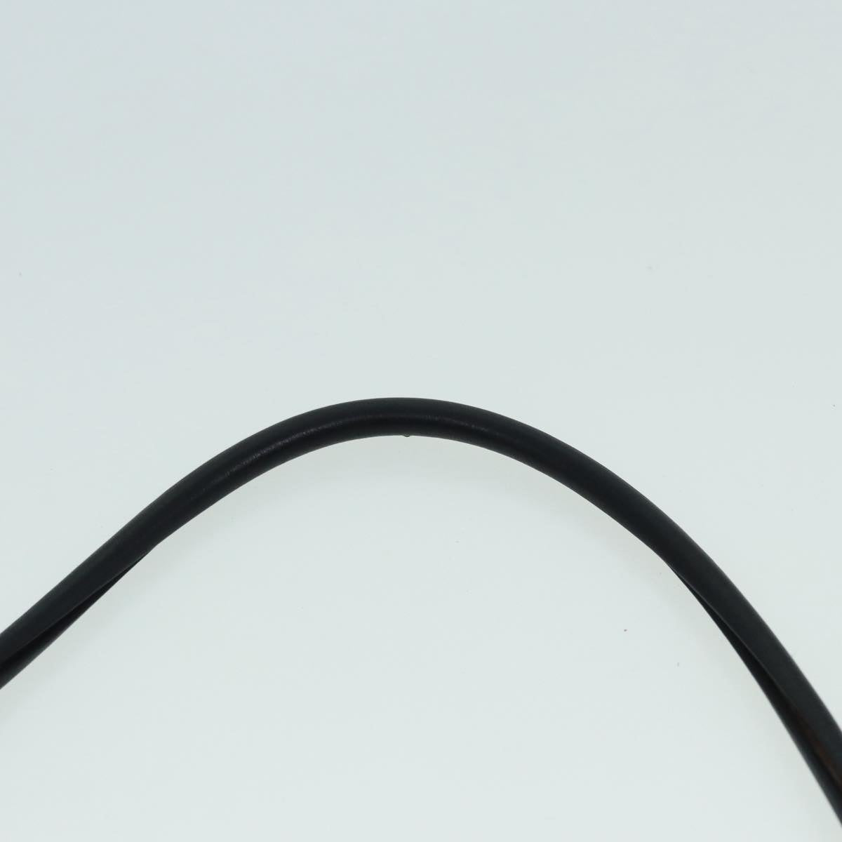 GUCCI Shoulder Bag Leather Black Silver 001 3812 90353