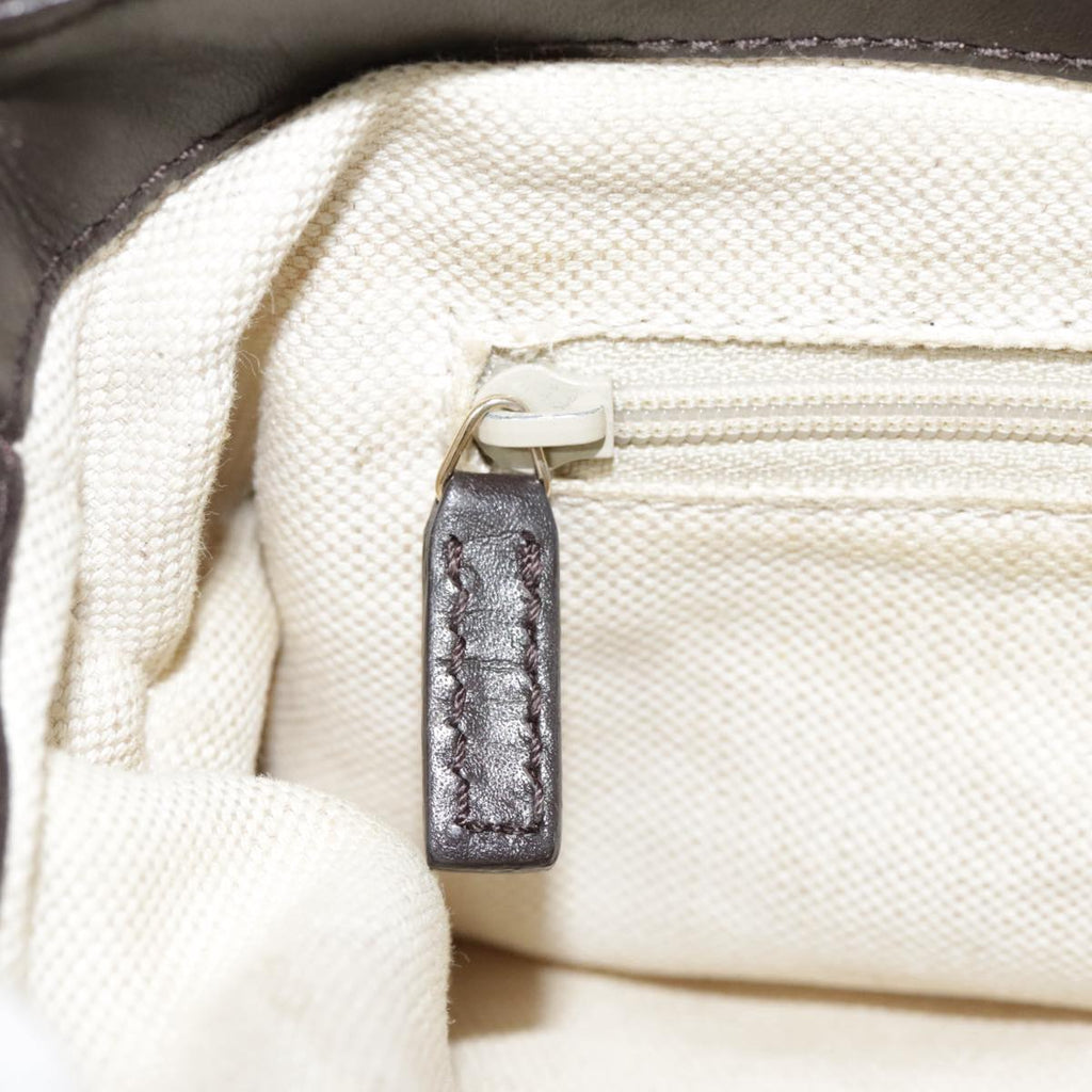 GUCCI GG Canvas Shoulder Bag Beige Gold 308452 90387