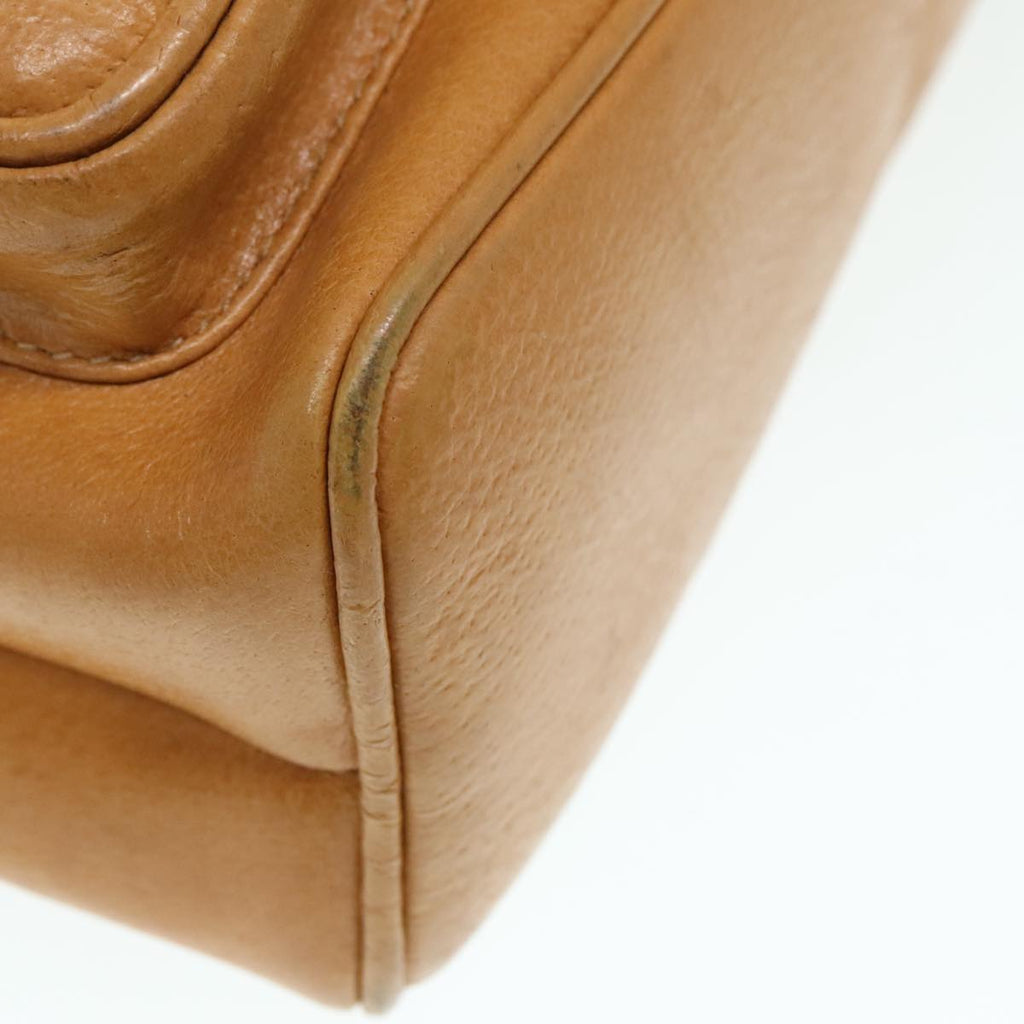 GUCCI Bamboo Backpack Leather Beige Gold 003 2058 0016 90402