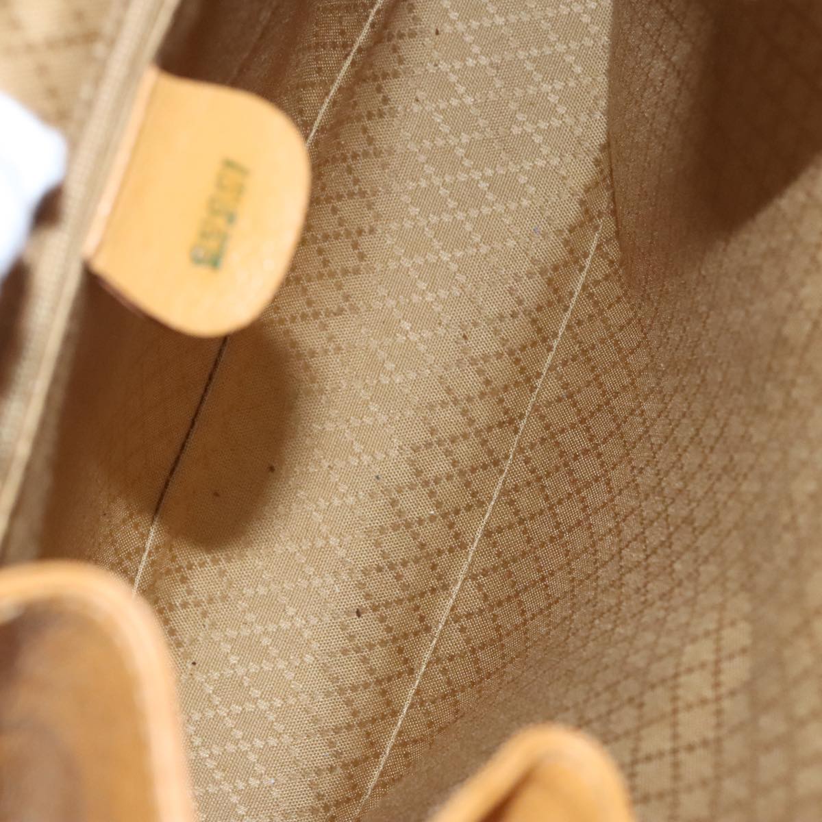 GUCCI Bamboo Backpack Leather Beige Gold 003 2058 0016 90402