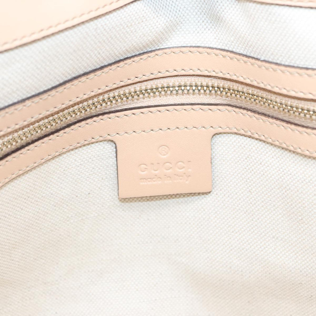 GUCCI GG Canvas Lovely Hand Bag Beige Gold 257069 90406