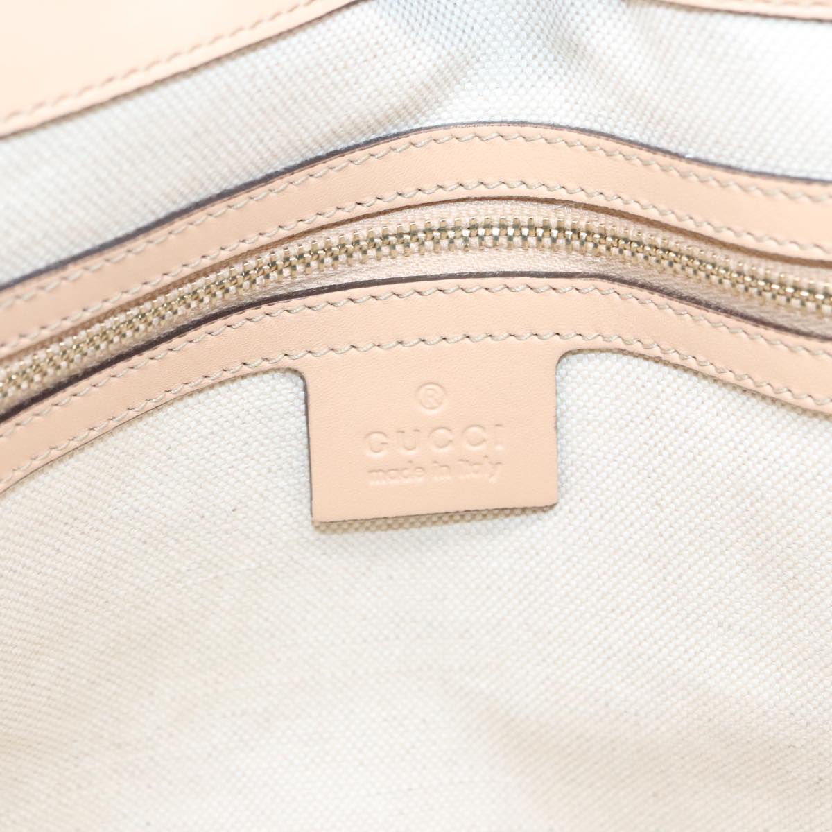 GUCCI GG Canvas Lovely Hand Bag Beige Gold 257069 90406