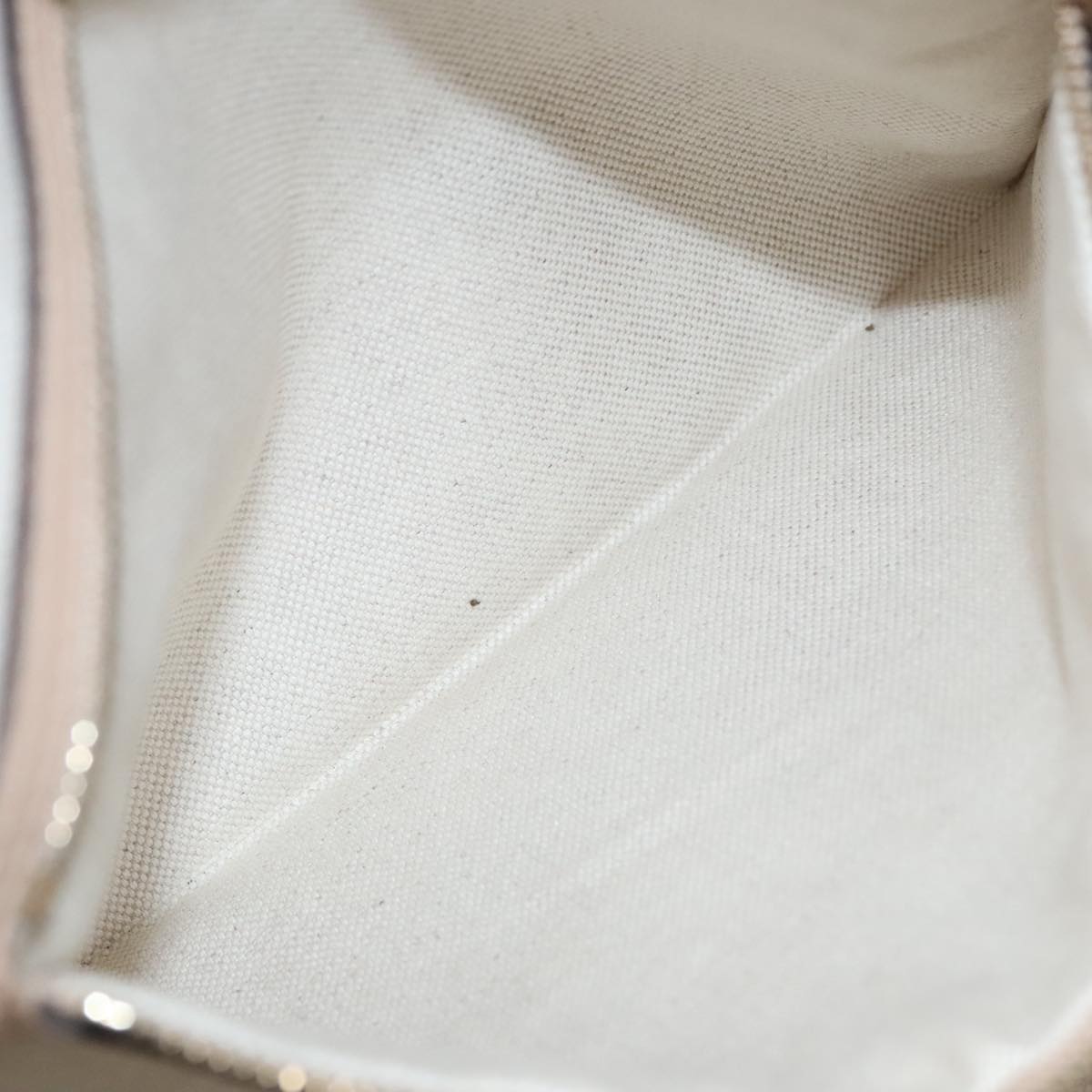 GUCCI GG Canvas Lovely Hand Bag Beige Gold 257069 90406