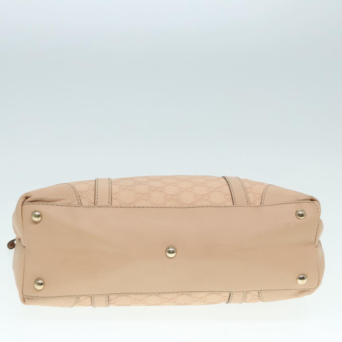 GUCCI GG Canvas Lovely Hand Bag Beige Gold 257069 90406