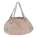GUCCI GG Canvas Tote Bag Gold Pink 130736 90470
