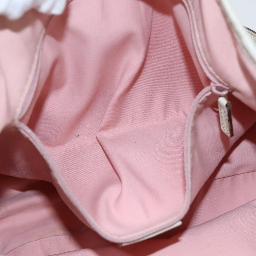 GUCCI GG Canvas Tote Bag Gold Pink 130736 90470