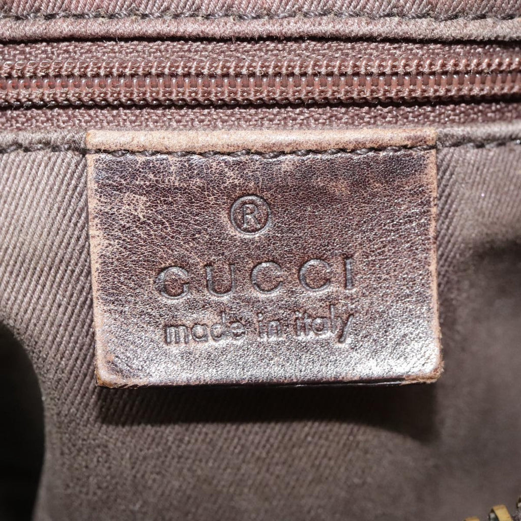 GUCCI GG Canvas Shoulder Bag Beige 101333 90471