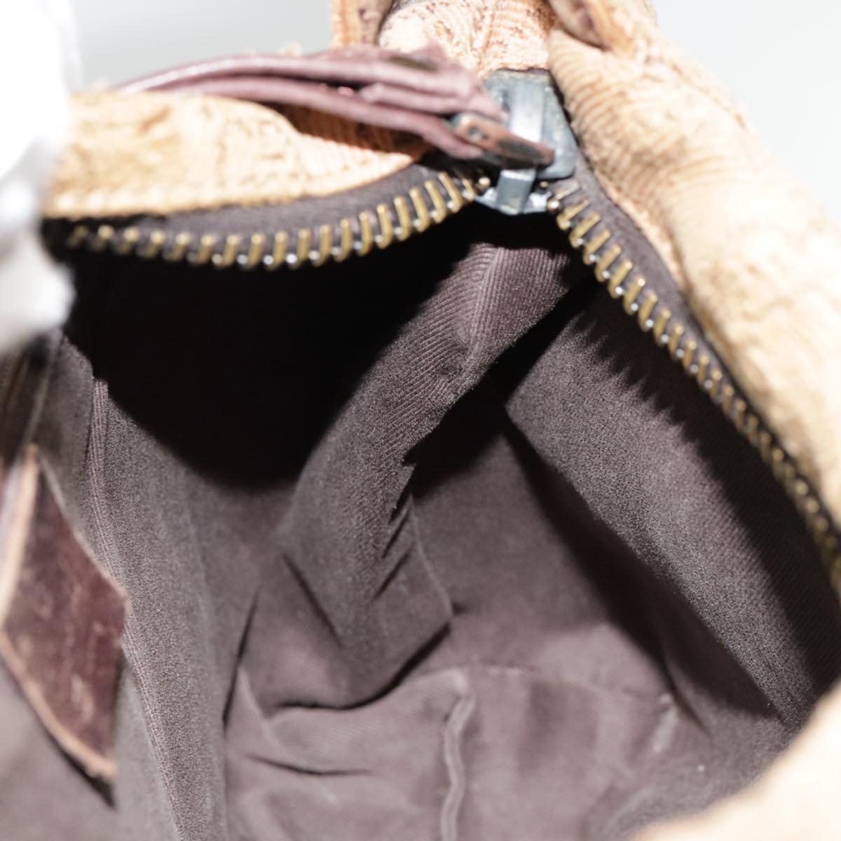 GUCCI GG Canvas Shoulder Bag Beige 101333 90471