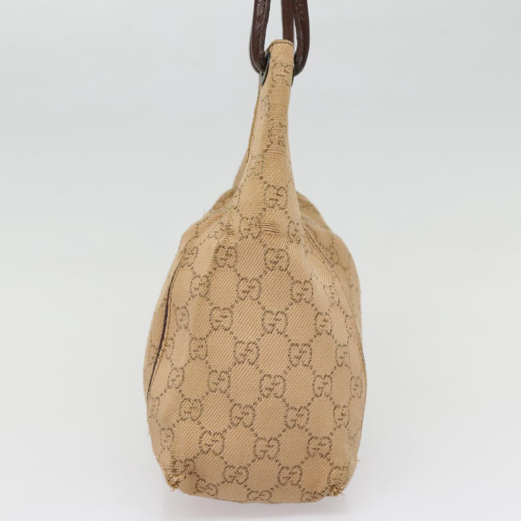 GUCCI GG Canvas Shoulder Bag Beige 101333 90471