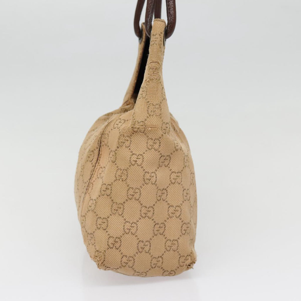 GUCCI GG Canvas Shoulder Bag Beige 101333 90471