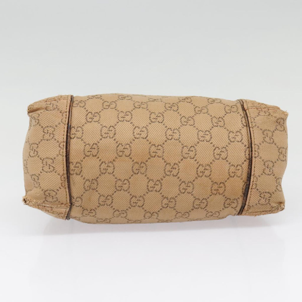 GUCCI GG Canvas Shoulder Bag Beige 101333 90471