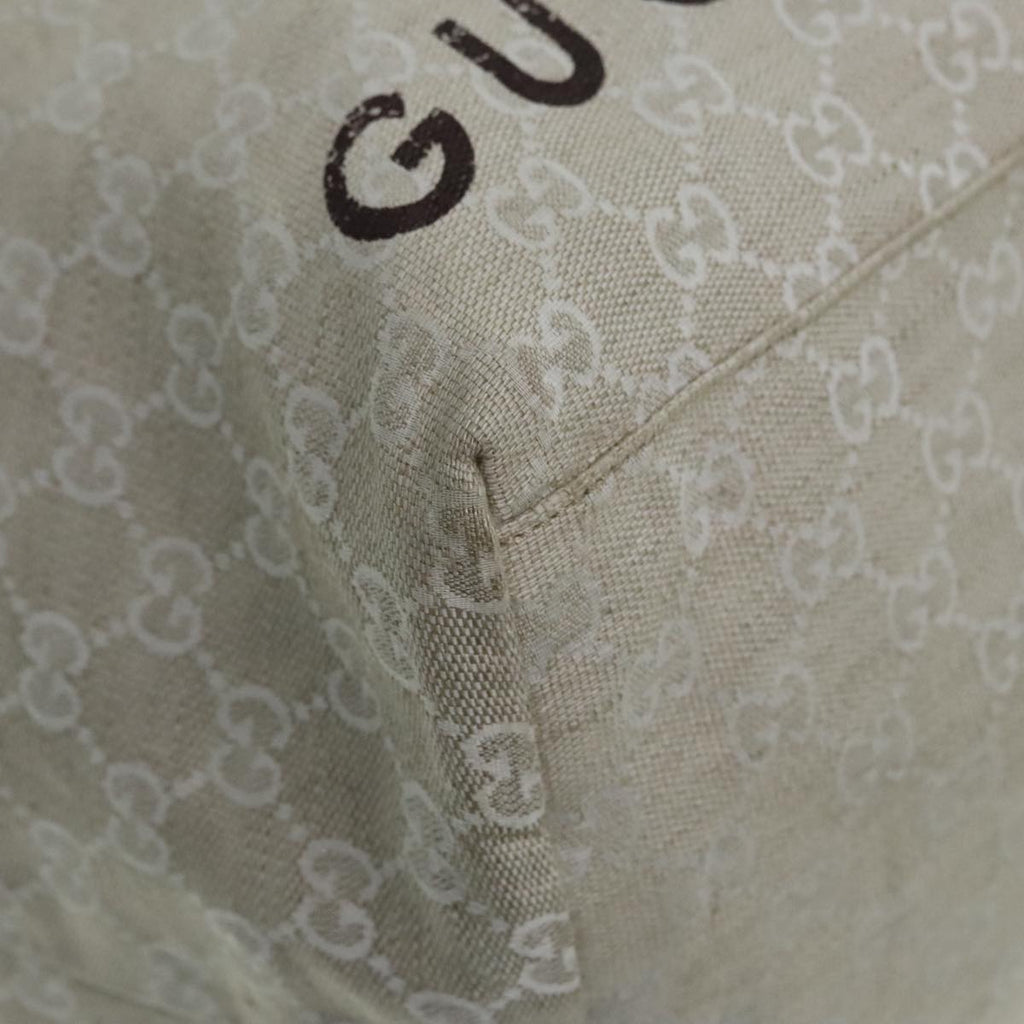GUCCI GG Canvas Tote Bag Beige 283416 90475