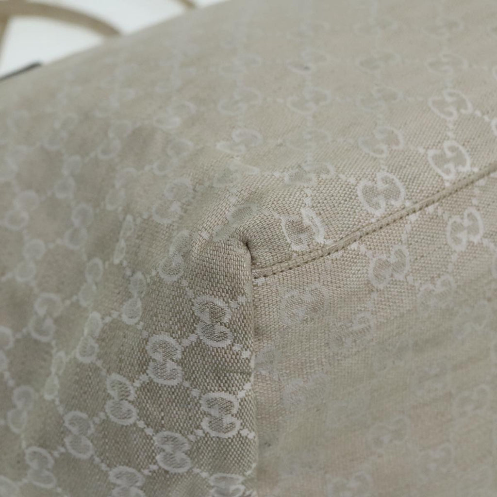 GUCCI GG Canvas Tote Bag Beige 283416 90475