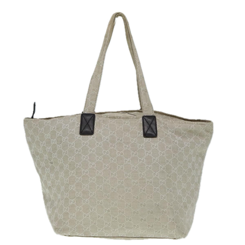 GUCCI GG Canvas Tote Bag Beige 283416 90475