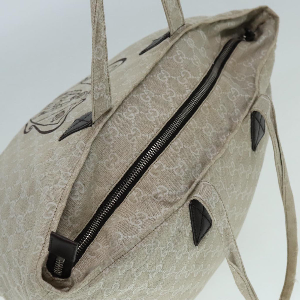 GUCCI GG Canvas Tote Bag Beige 283416 90475